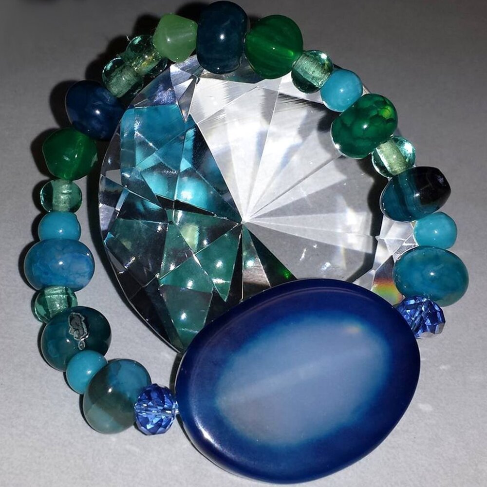 Tdd Custom Made One Size Fits Most Agate (Blue) B… - image 2